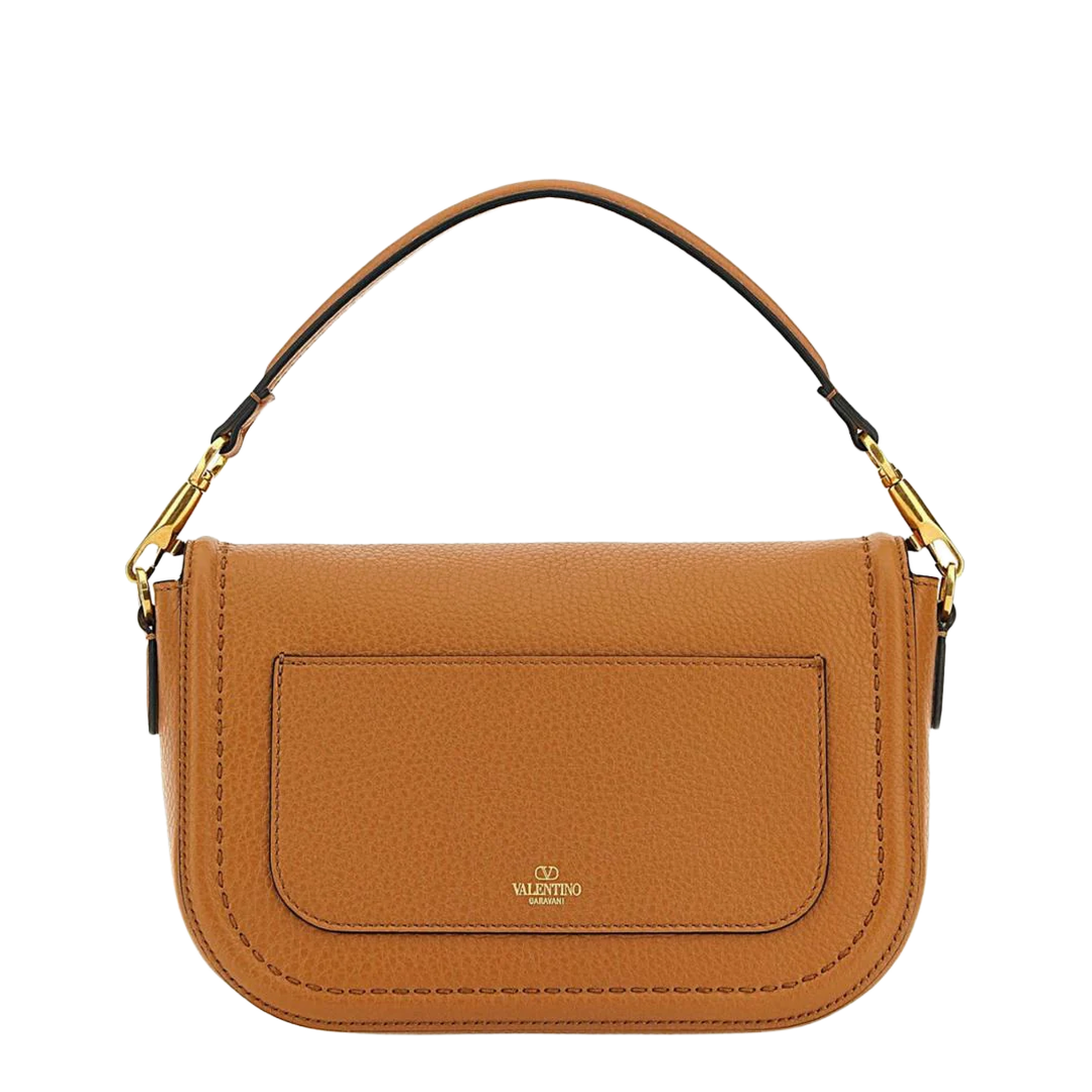 Shoulder Bag Leather Camel