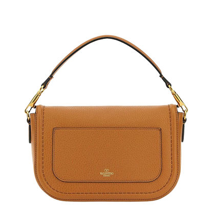 Shoulder Bag Leather Camel