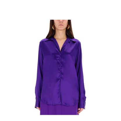 Purple Silk Shirt