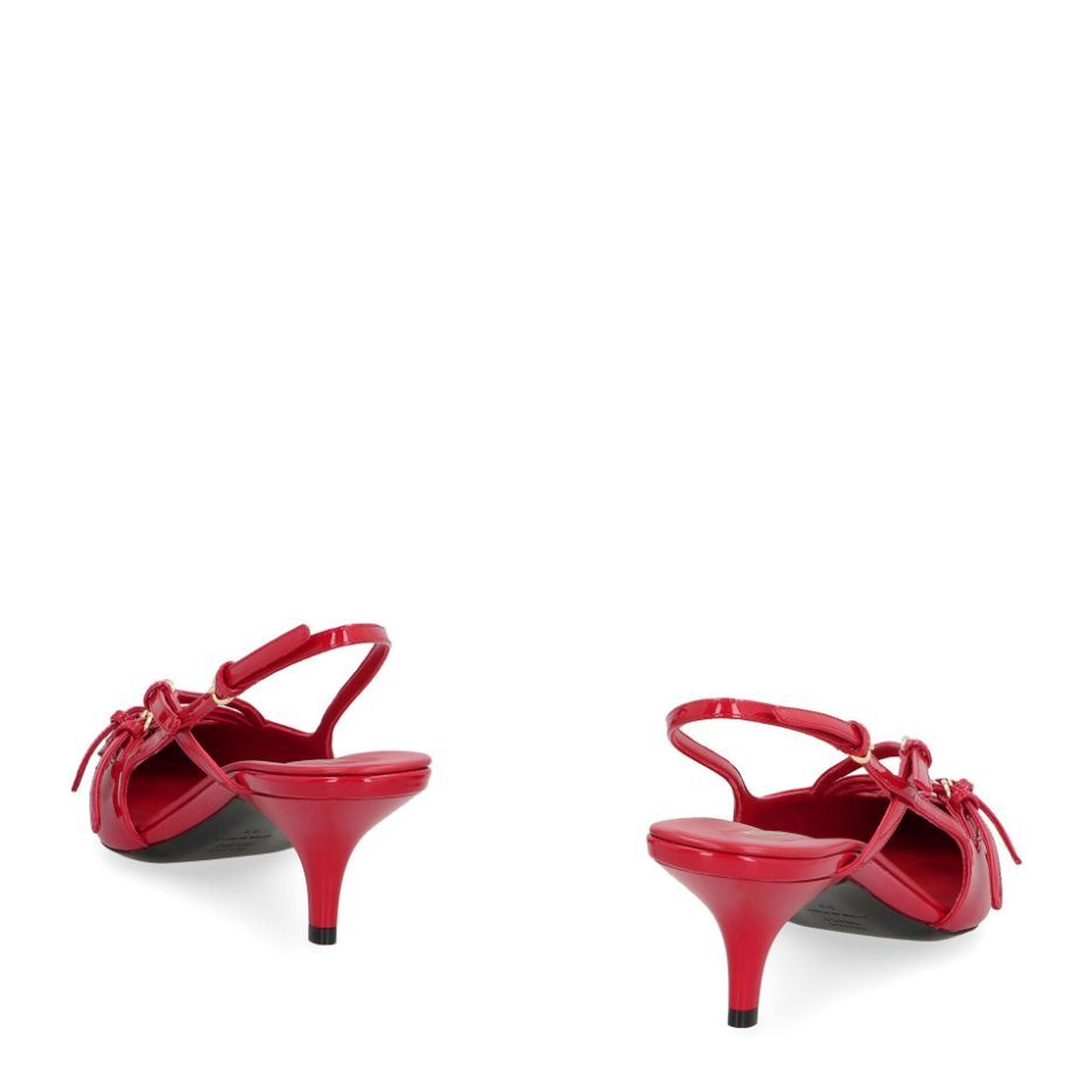 MAYFEYR - MIUMIU - Patent Leather Slingbacks With Buckles - 5I013EFM055069F0011