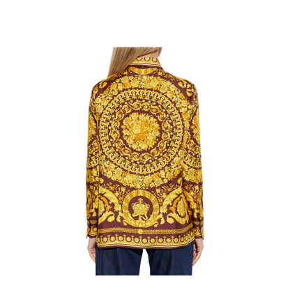 Silk Shirt with Barocco Print