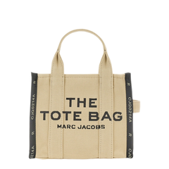 Jacquard Small Canvas Tote - Warm Sand Beige