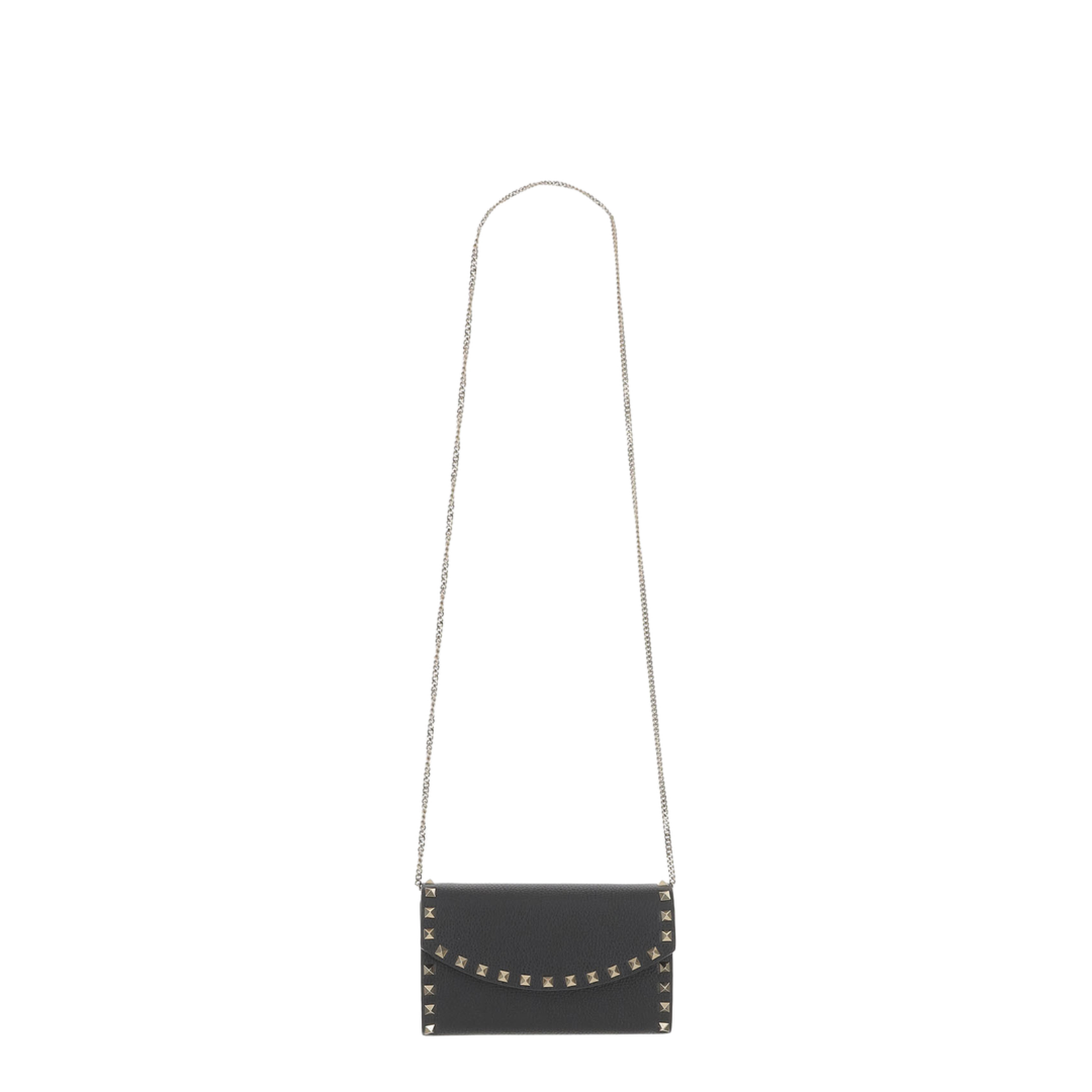 Rockstud Leather Crossbody Bag/Wallet