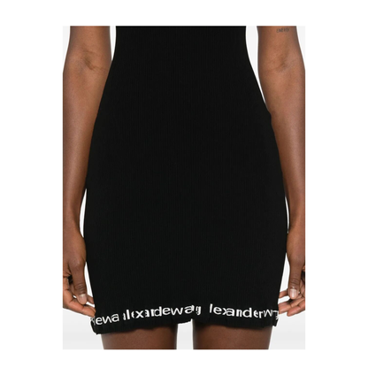 MAYFEYR - Alexander Wang - Ribbed Short-Sleeve Fitted Dress - 4KC1266045