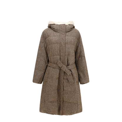 MAYFEYR - Brunello Cucinelli - Long Padded Coat With Belt - MD0029607C002