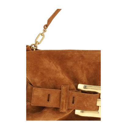 MAYFEYR - Balmain - Medium Anthem Bag In Suede Calfskin - GN0KK990LSDD