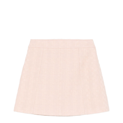 Mini Trapeze Skirt In Pink