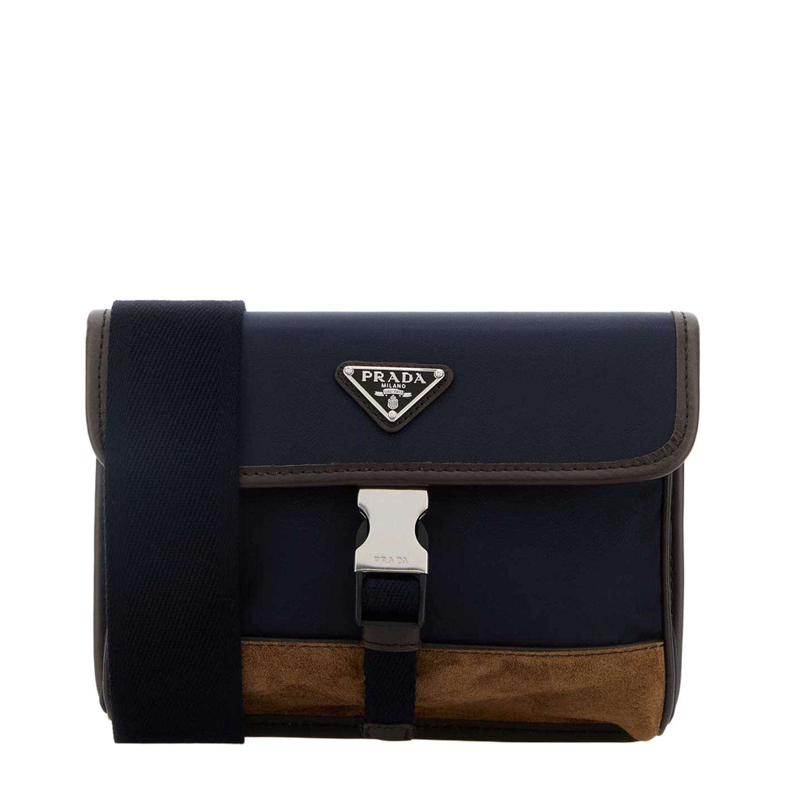 Two-Tone Nylon and Leather Phone Case