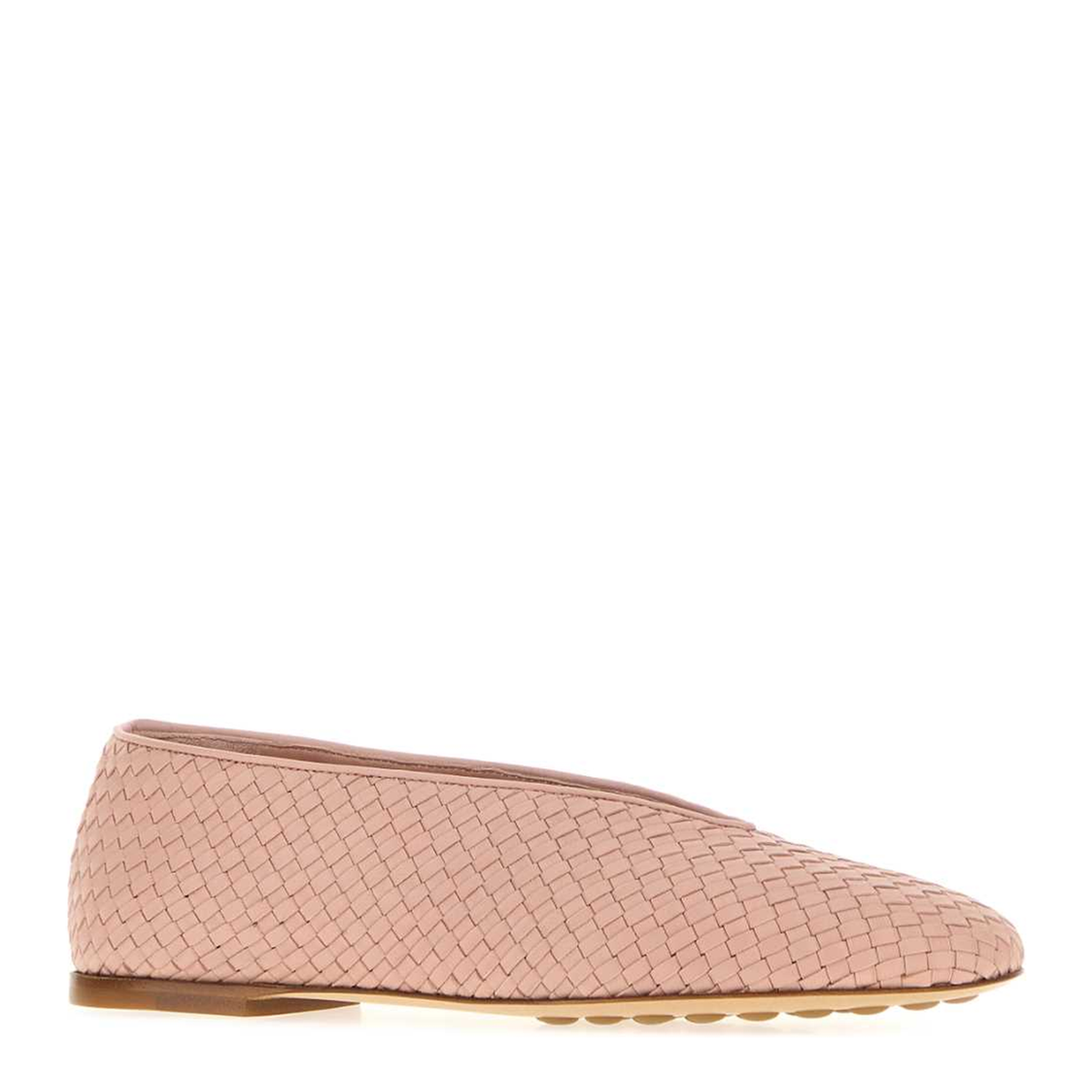 MAYFEYR - Bottega Veneta - Rosa Ballet Flat Intreccio - 837887V4VE05146