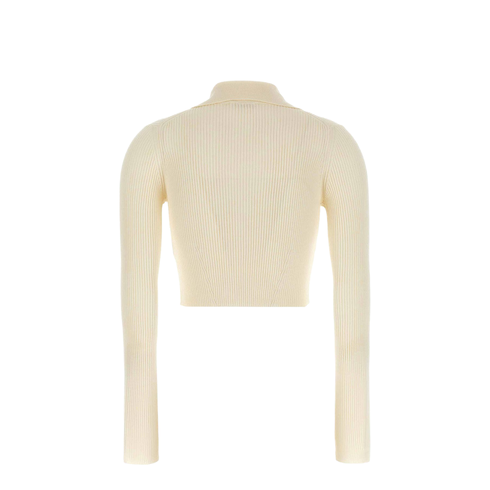 Cream Wool Blend Cardigan