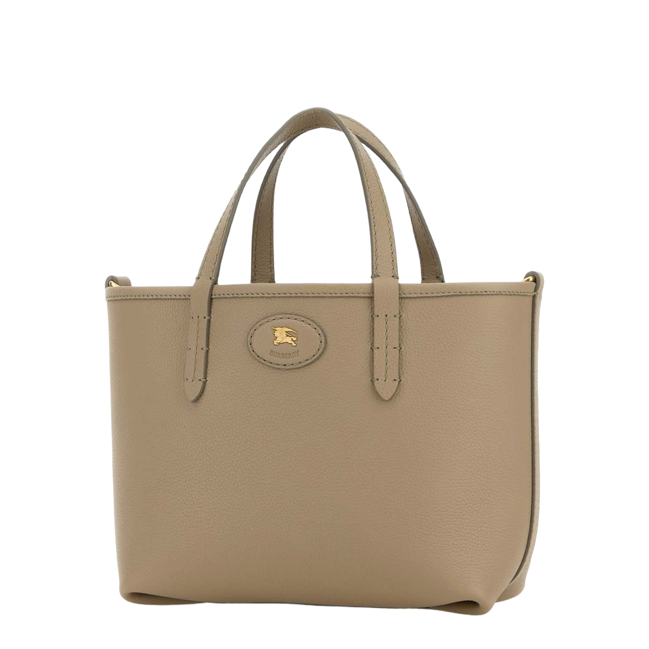 Dove Grey Leather Mini Bloomsbury Reversible Handbag