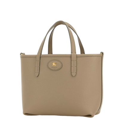 Dove Grey Leather Mini Bloomsbury Reversible Handbag