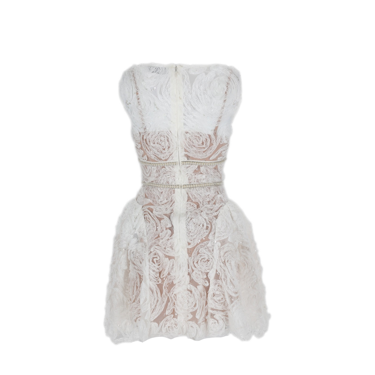 MAYFEYR - Self Portrait - White Polyester Dress - PF26101SWWHITE