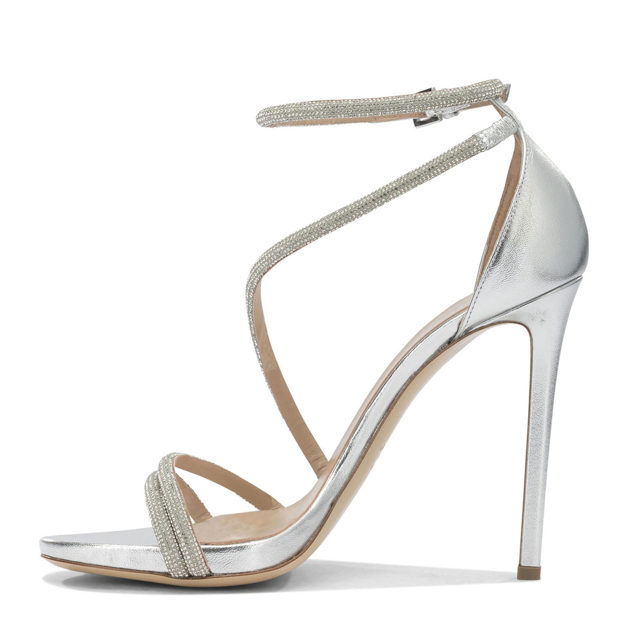 MAYFEYR - Ninalilou - Heeled Sandals - 361043MCNAPPALAMINATOARGENTO