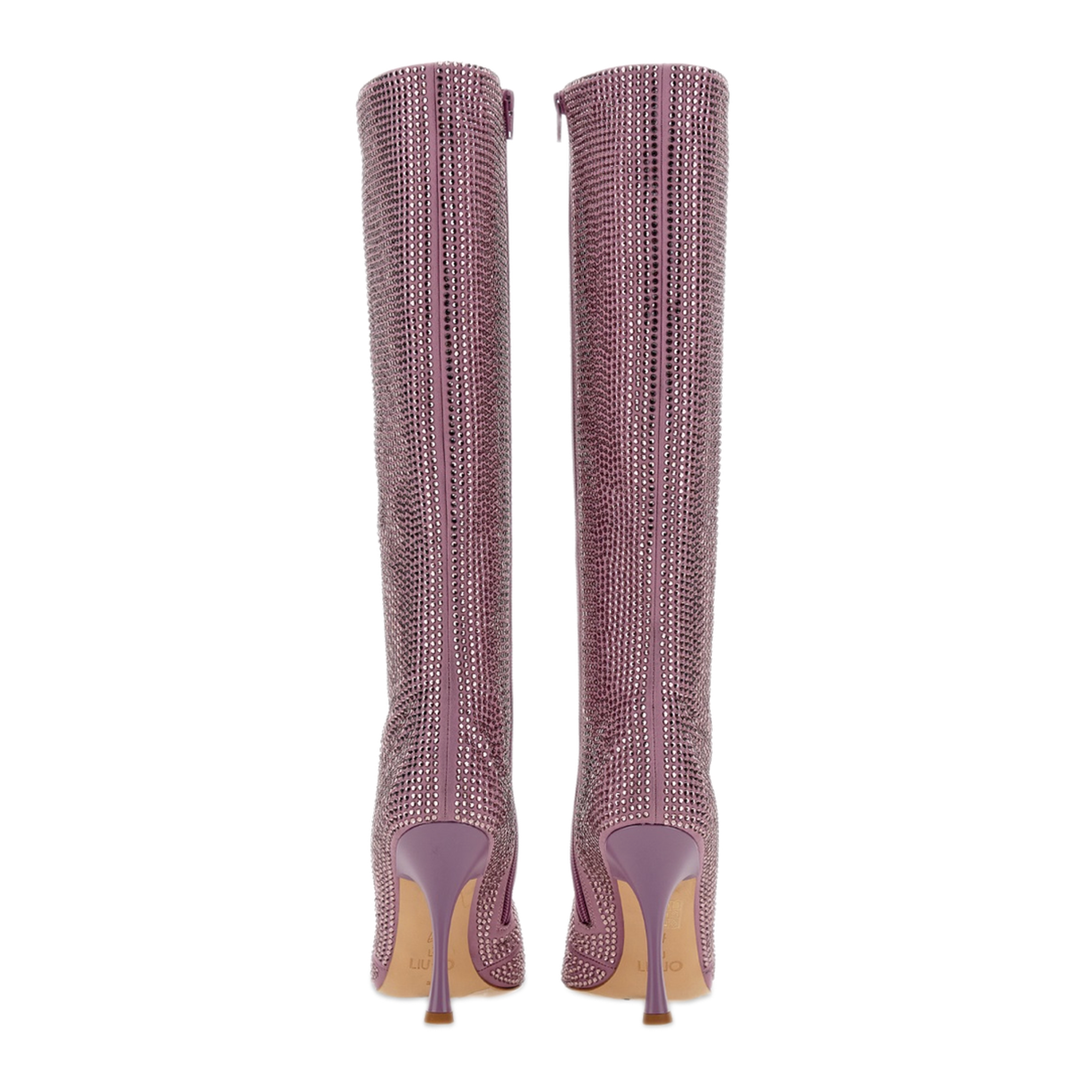 MAYFEYR - LEONIE HANNE X LIU JO - High Boot With Rhinestones - SA2711TX001S1201VIOLET