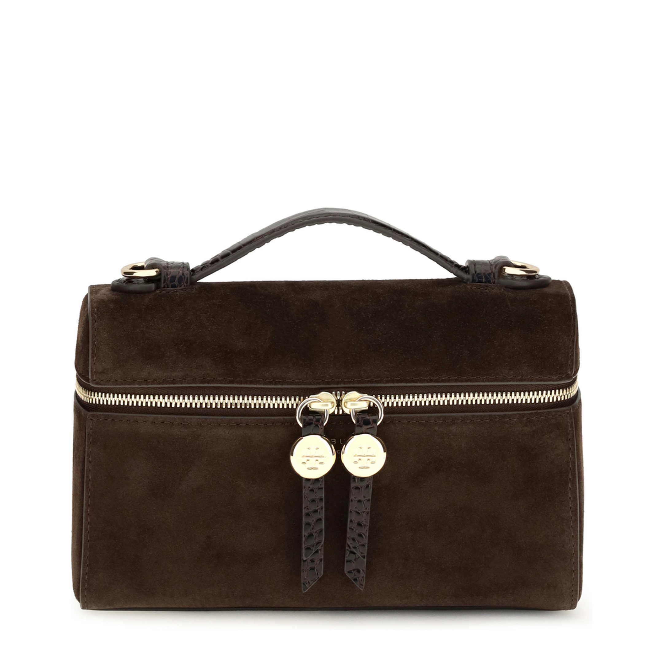 MAYFEYR - Tory Burch - Romy Slim Suede Top Handle Bag - 186930