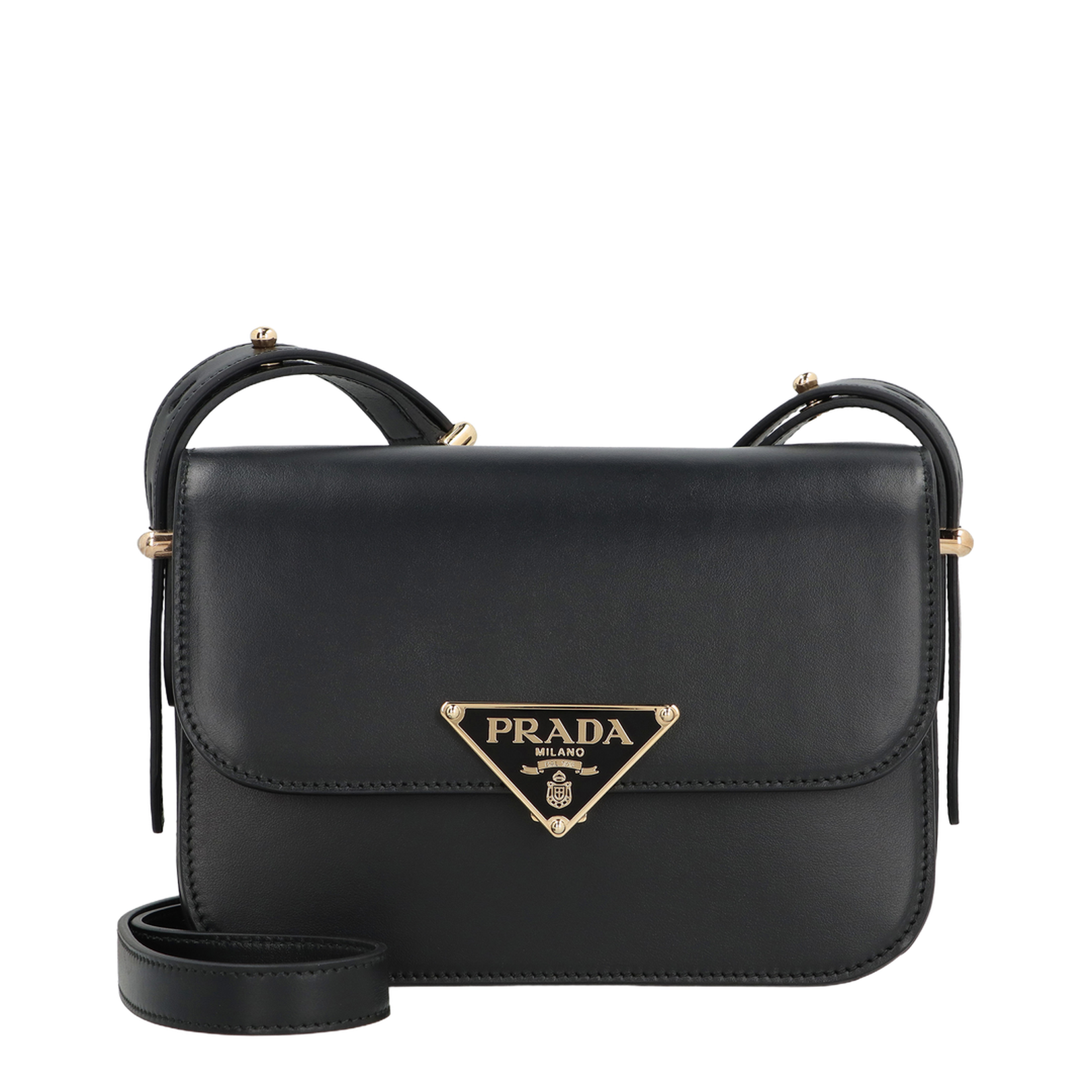 Emblème Saffiano leather shoulder bag