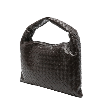 Hop Small Leather Shoulder Bags - Black