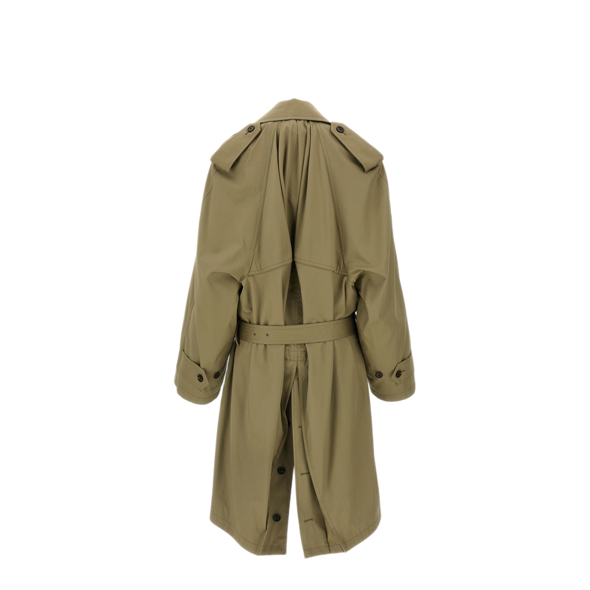 MAYFEYR - Balenciaga - Double Breasted Trench Coat With Belt - 839117TSP139772