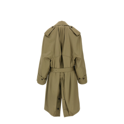 MAYFEYR - Balenciaga - Double Breasted Trench Coat With Belt - 839117TSP139772