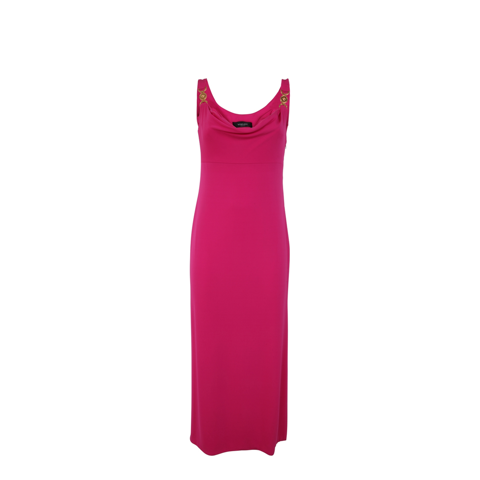 Pink High Slit Long Dress
