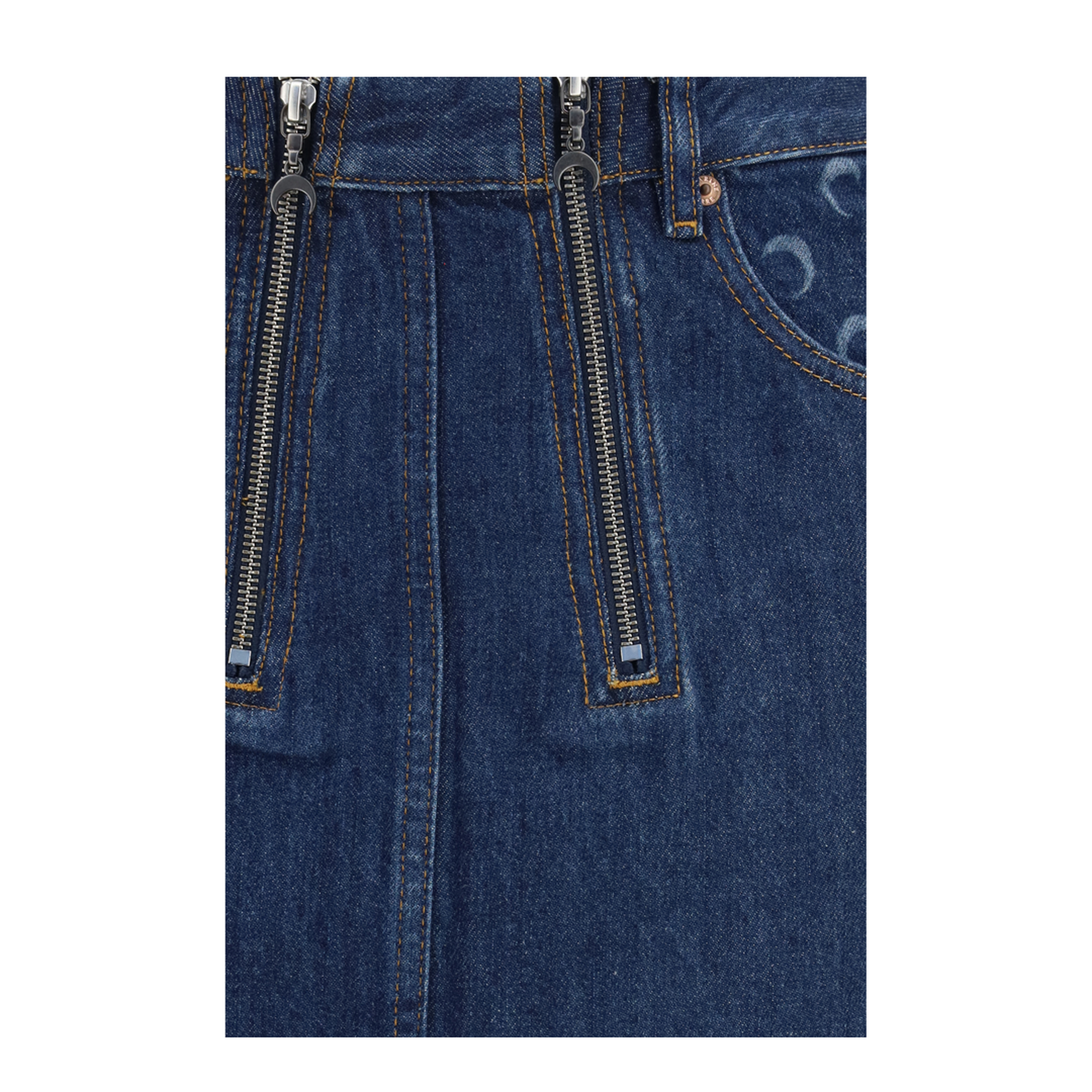 MAYFEYR - Marine Serre - Zipped Mini Skirt - WSK135ARDEN0002