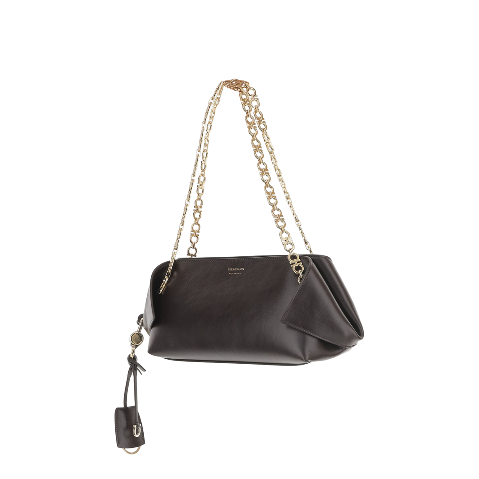 Shoulder Bag Made of Calfskin Leather