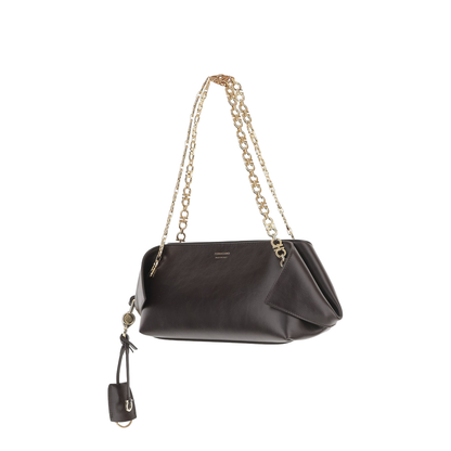 Shoulder Bag Made of Calfskin Leather