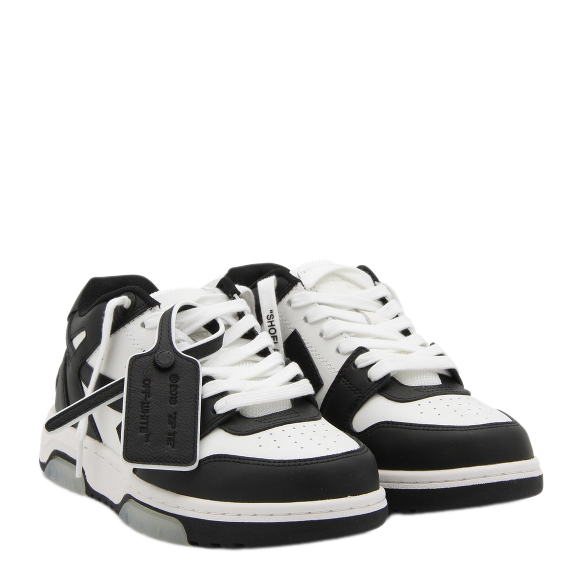 Out Of Office Leather Sneakers - Black