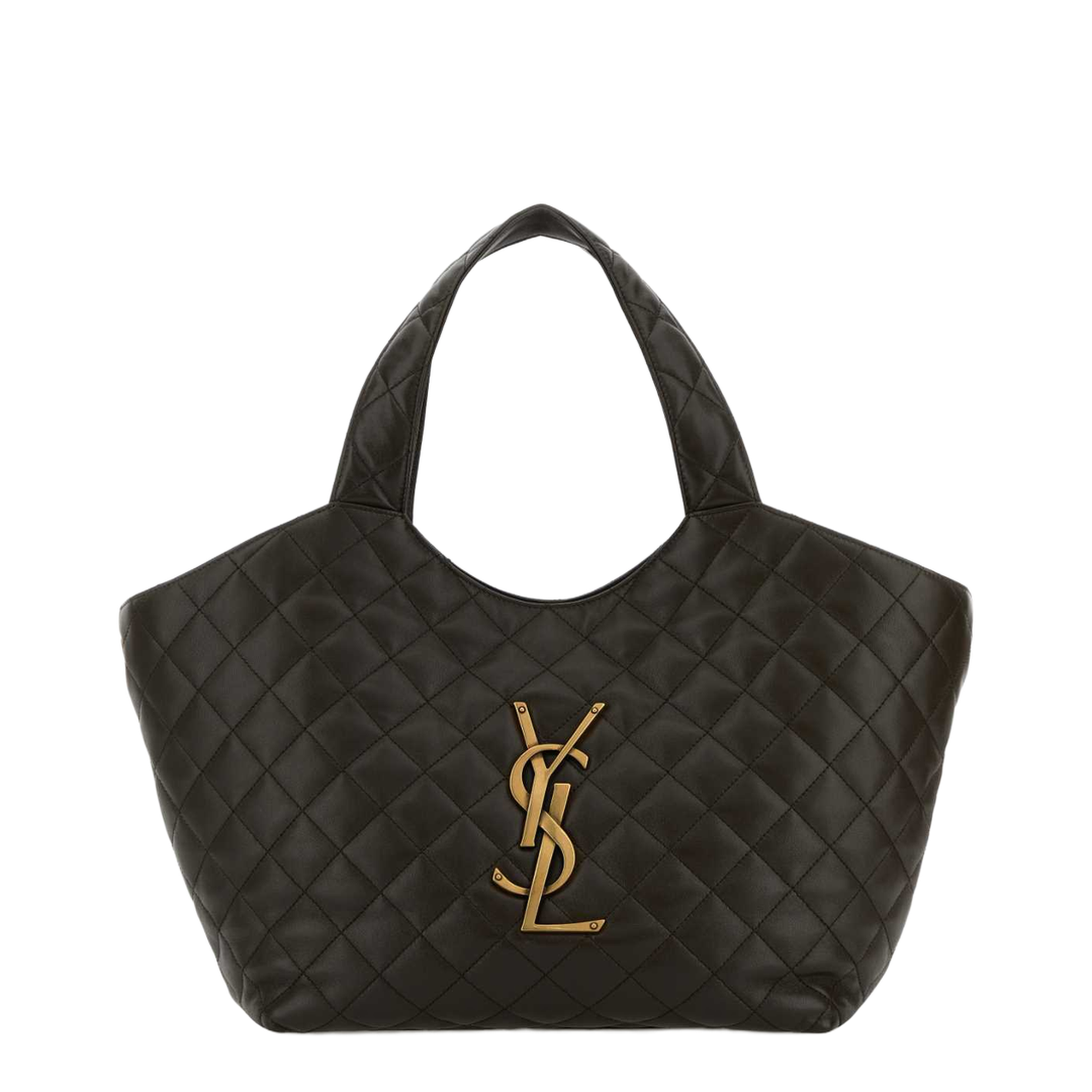 MAYFEYR - Saint Laurent - Charcoal Nappa Medium Icare Shopping Bag - 871494AAANG3212