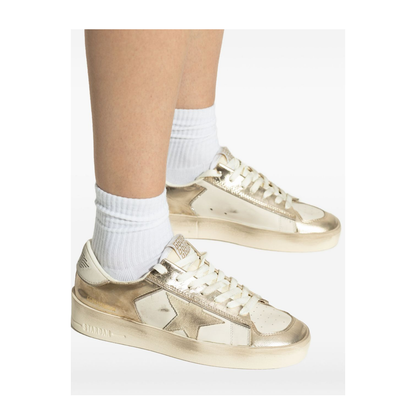 Lace-Up Flat Sneakers