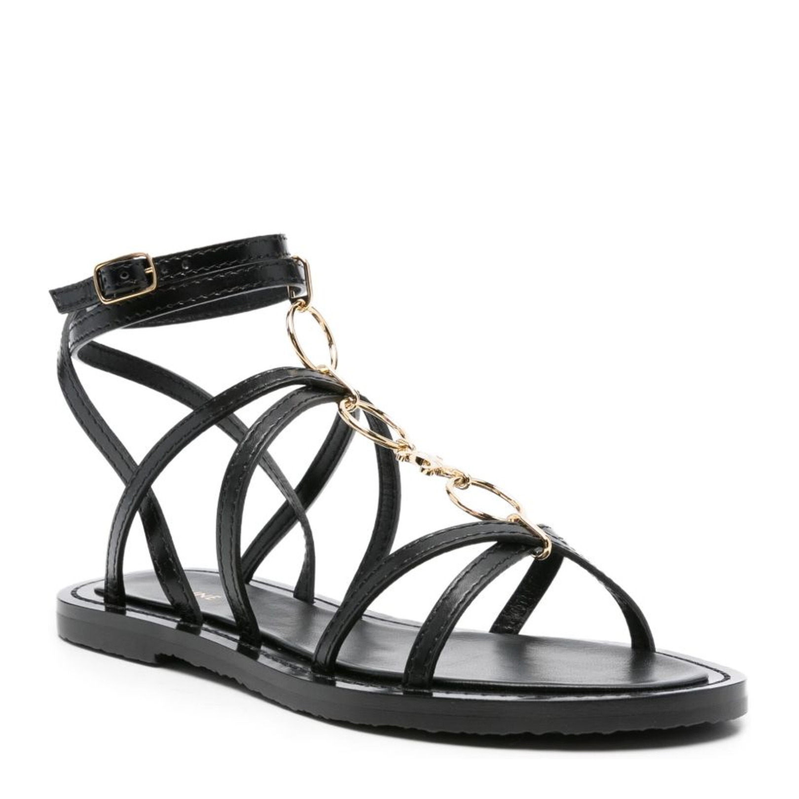Strappy Jewel Sandal in Calfskin