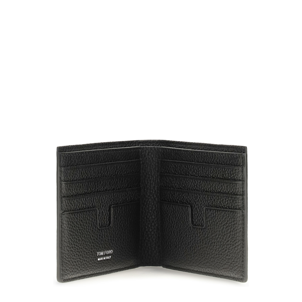 Tom Ford Grained Leather Bifold Wallet - Black