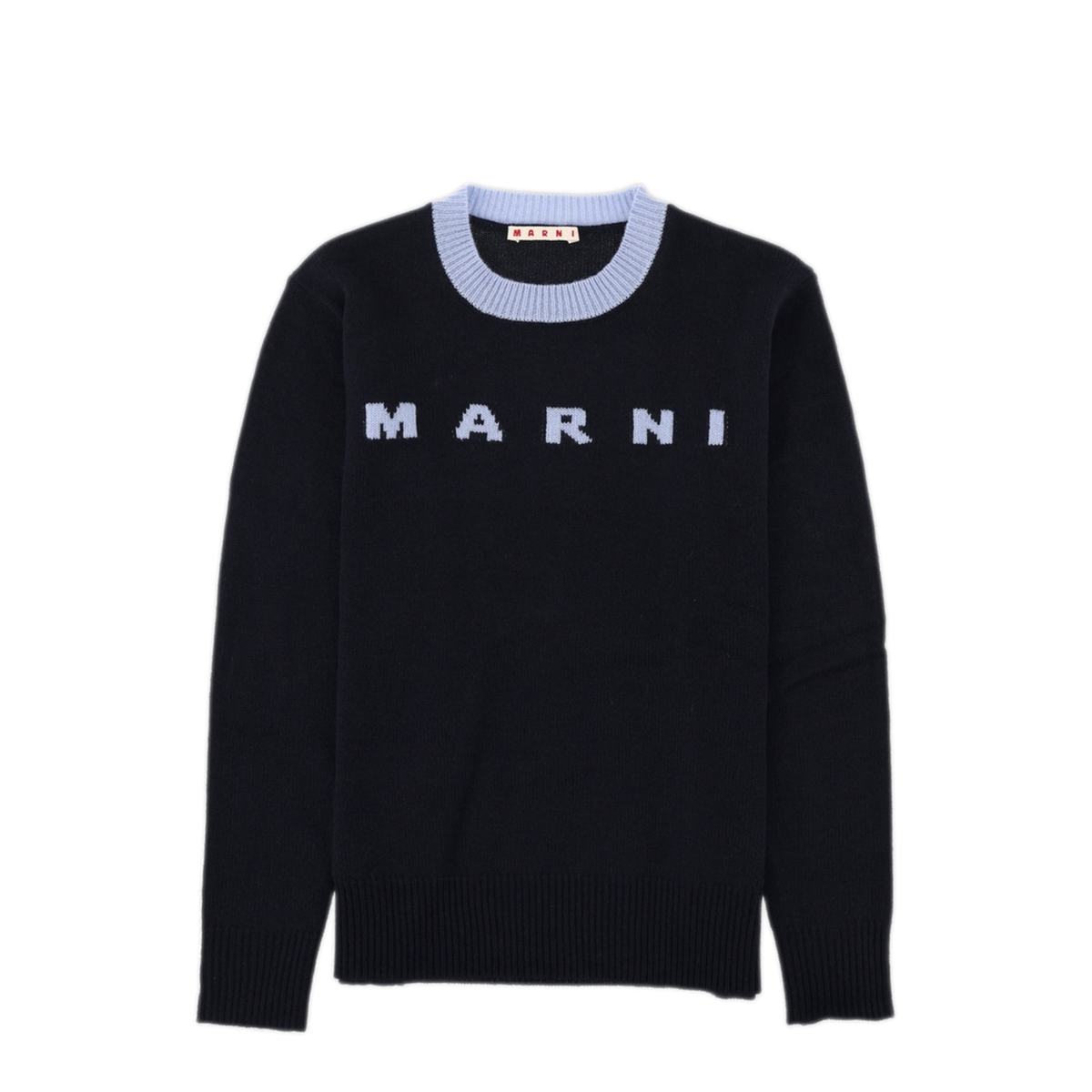 MAYFEYR - Marni - Crew Neck Sweater With Logo - M01214KM00ML0M862