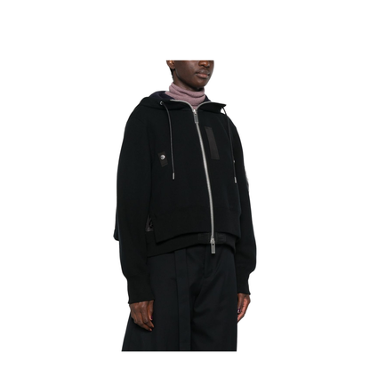 Sponge Sweat x Nylon Twill Hoodie