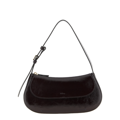 Clovelly Leather Shoulder Bag - Purple