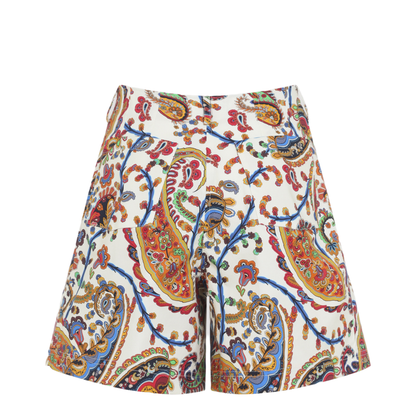 MAYFEYR - Etro - Pleated Shorts With Back Patch Pockets - WREB001299SAEH1