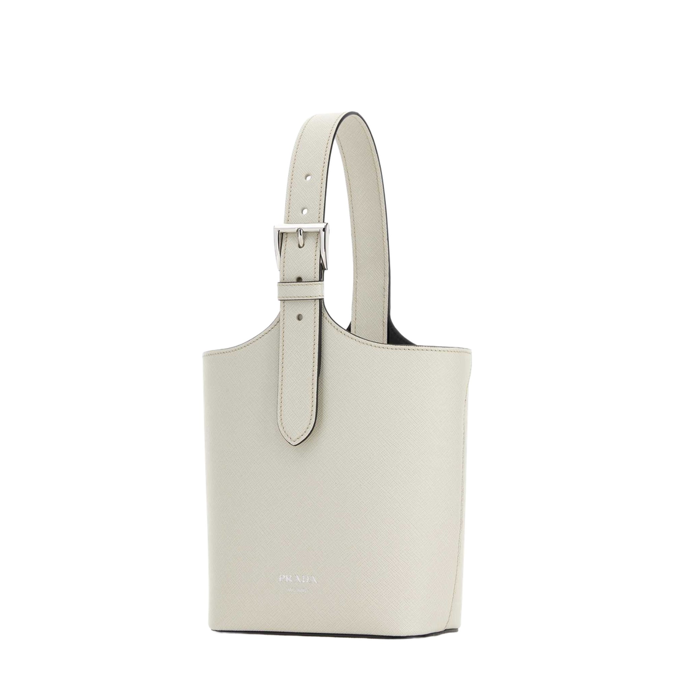White Leather Shoulder Bag