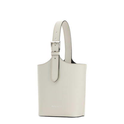 White Leather Shoulder Bag