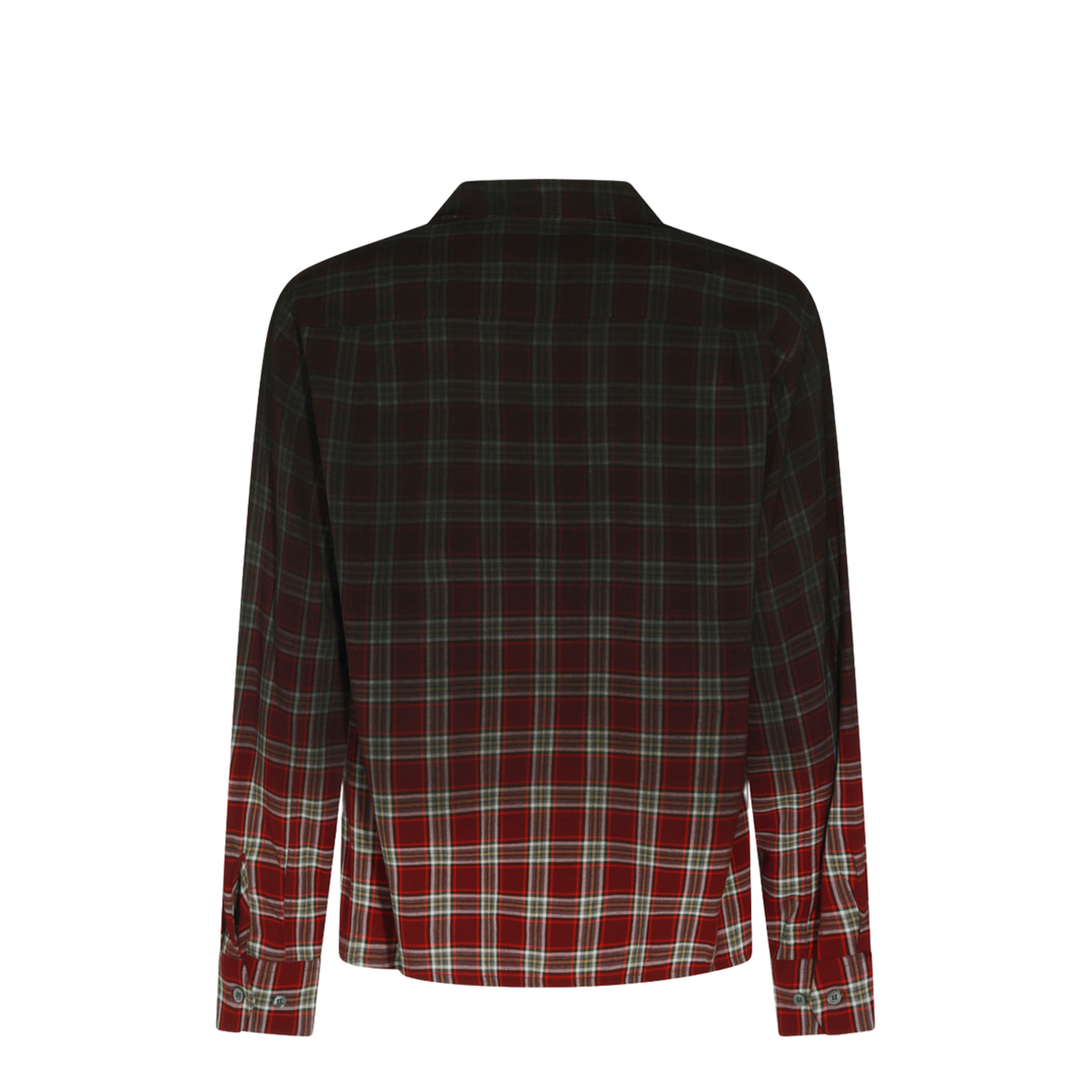 Red Gradient Check Shirt
