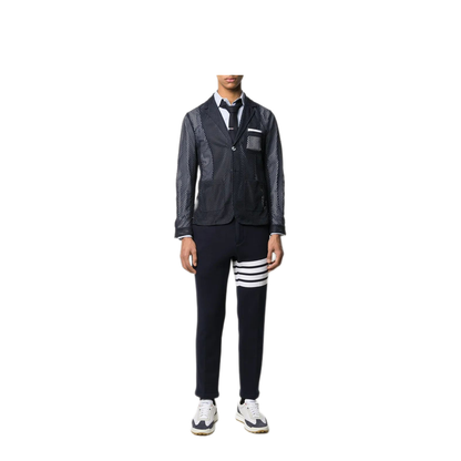 MAYFEYR - Thom Browne - Classic Fit Shirt With 4Bar In Oxford Satin Weave - MWL001A06496480