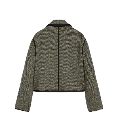 Maxi Harringbone Coating Jacket