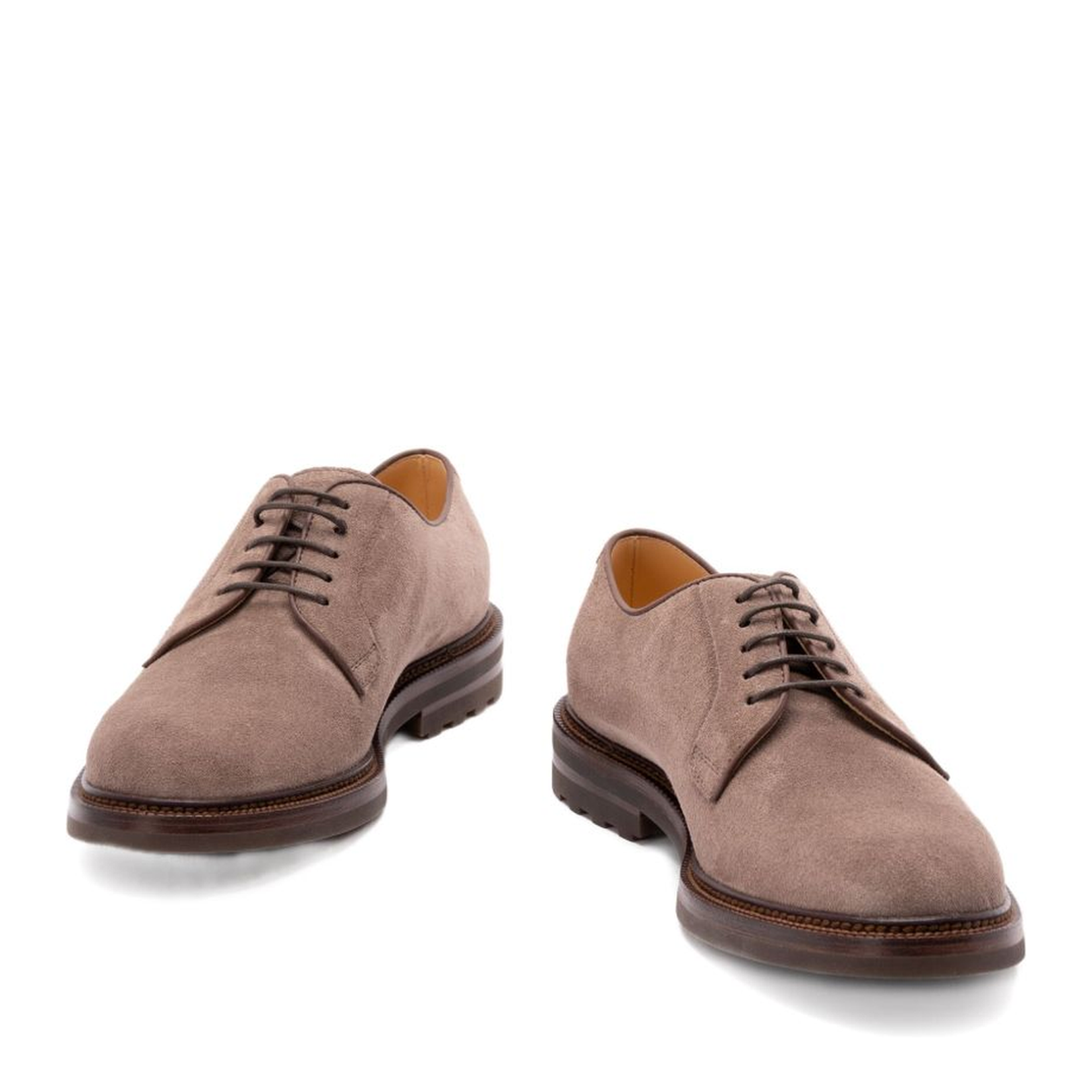 Suede Leather Lace-Up Shoes