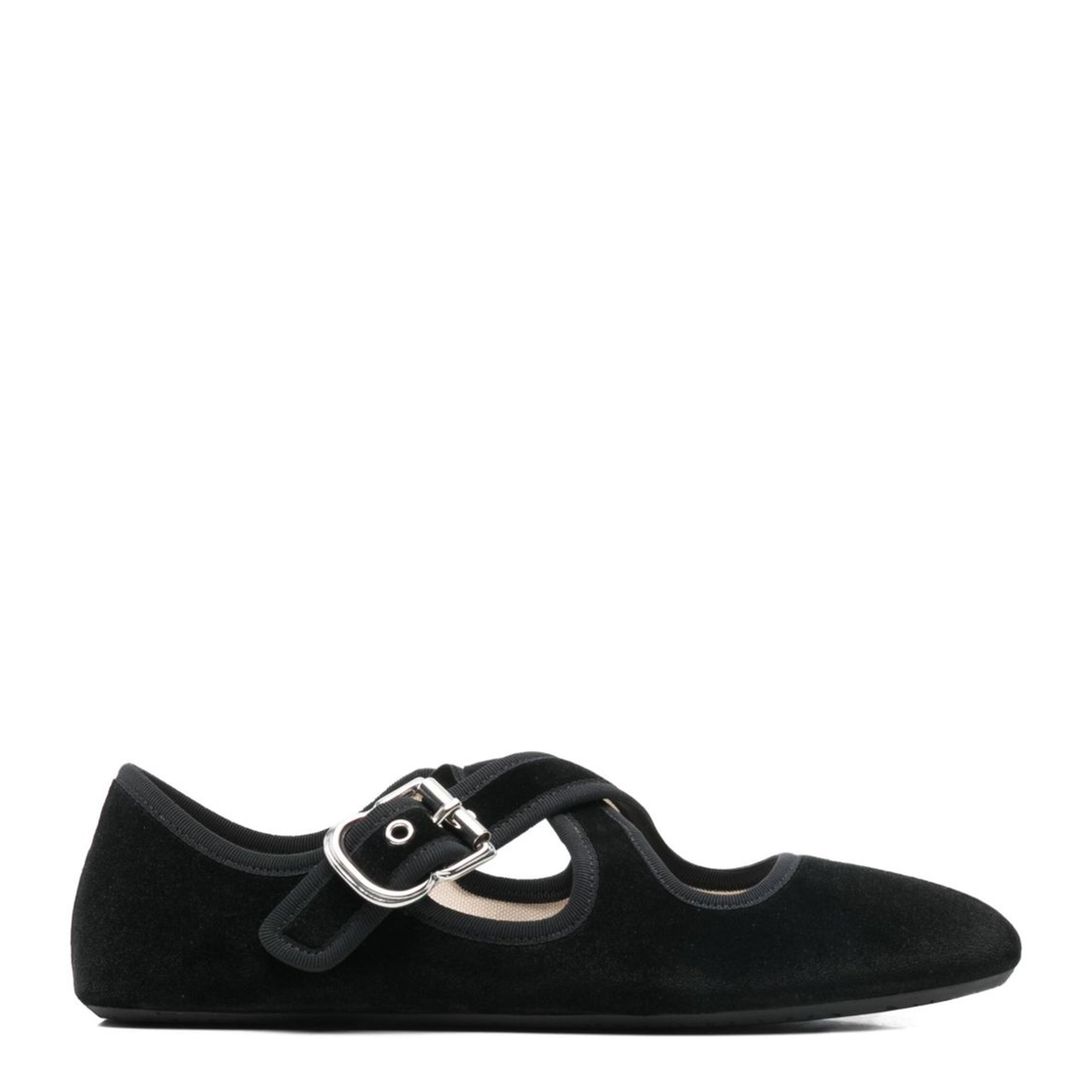 Rafia ballet flats