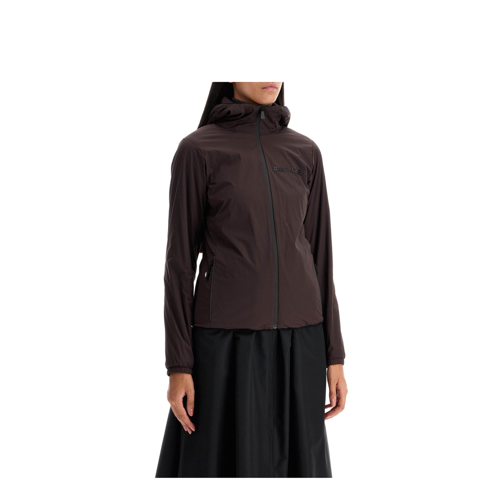 Hooded Jacket In Dark Brown