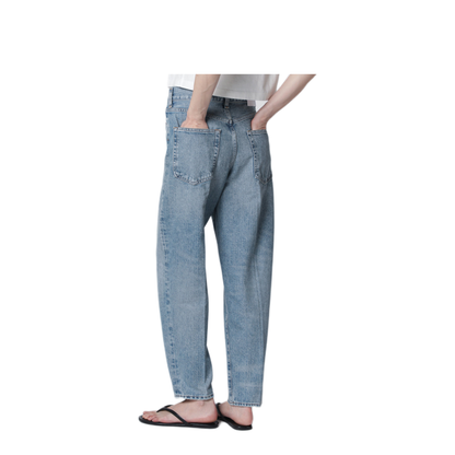 MAYFEYR - Agolde - 80S Pleated Jeans In Indigo Denim - A3193078ORITL