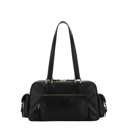 Black Leather Shoulder Bag