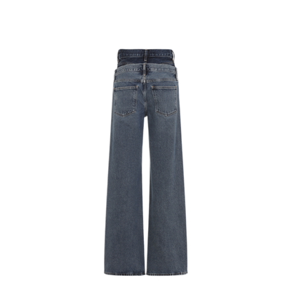 MAYFEYR - Agolde - Elson Blue Cotton Jeans - A2971206PNPOR