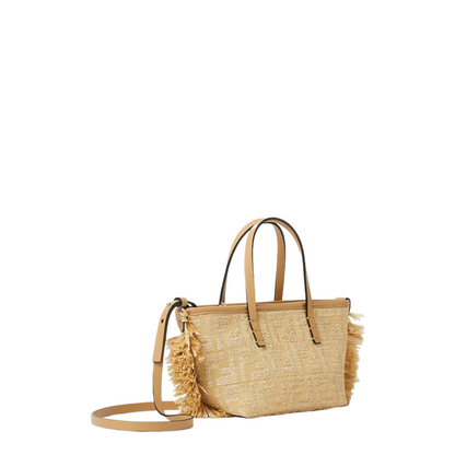 Roll Mini Canvas Top Handle Bags - Pastel Yellow