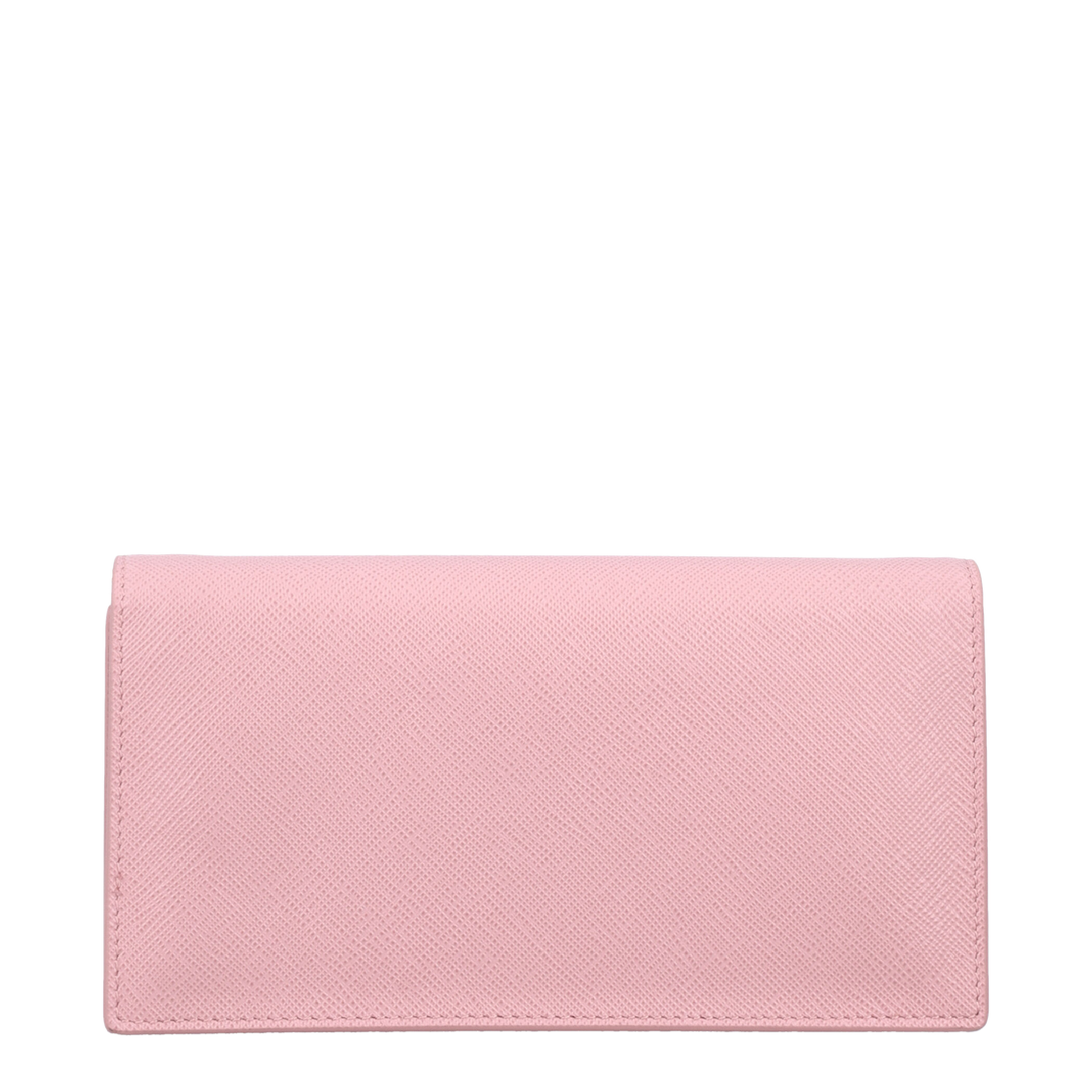 Pink Leather Clutch